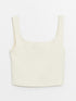 LC Waikiki Women's U-Neck Straight Crop